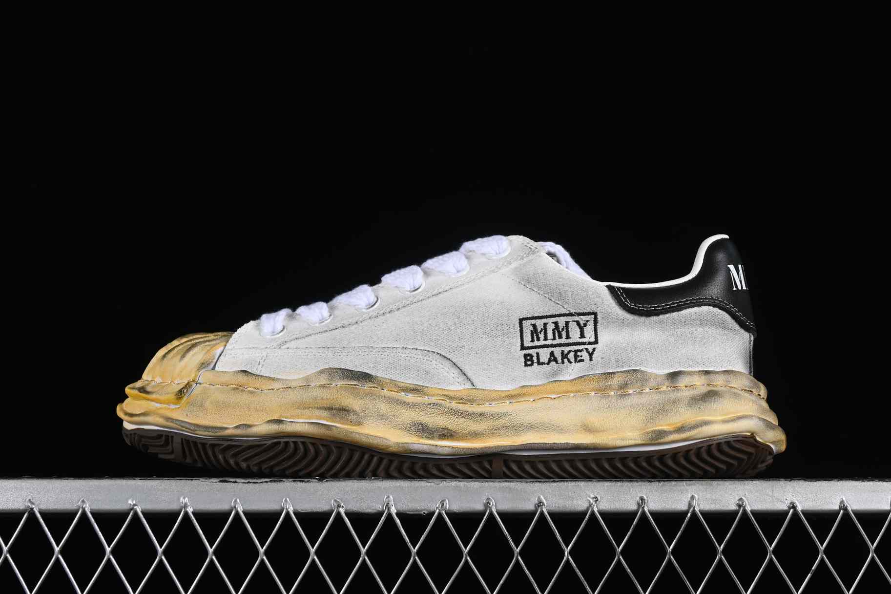 MMY Wayne Original Sole Leather Low Sneaker Low Top Casual Sports Skate Shoes White Reps